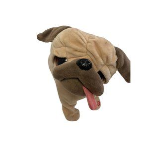 Gemmy Animated Singing Pug Dog Puppy Moves While Playing “Whip/ Nae Nae” 11" x 9